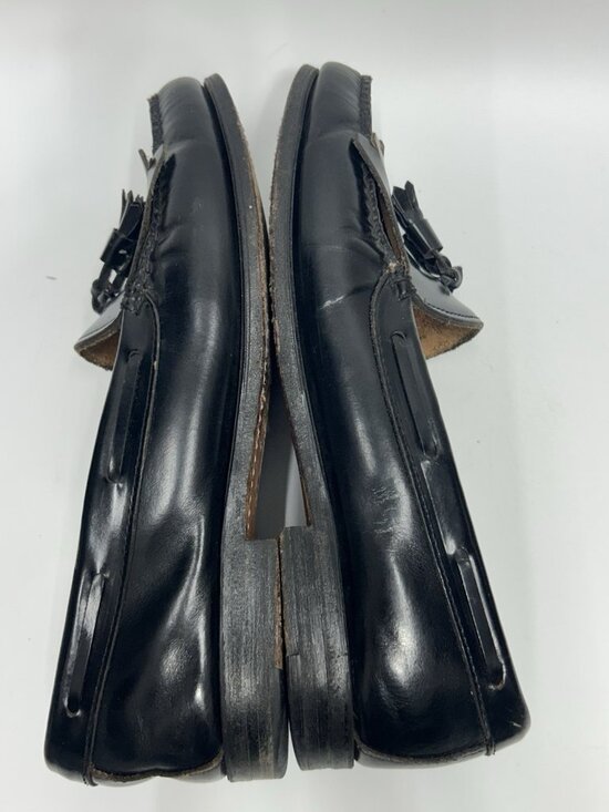 G.H. Bass Weejuns Tassel Loafers Men’s Sz 11.5 D Black Leather Kiltie Fringe USA main image 10